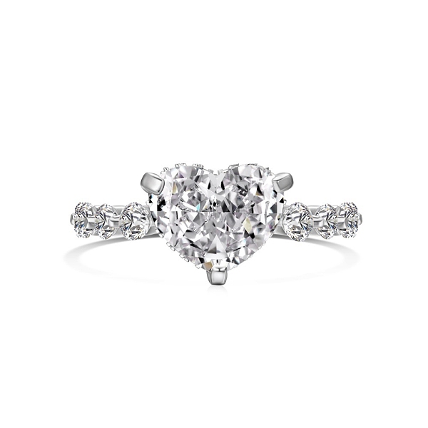 PandaHall Rhodium Plated 925 Sterling Silver Heart Finger Ring, Clear Cubic Zirconia Ring for Women, Platinum, US Size 7 1/4(17.5mm)...
PandaHall Rhodium Plated 925 Sterling Silver Heart Finger Ring, Clear Cubic Zirconia Ring for Women, Platinum, US Size 7 1/4(17.5mm)...