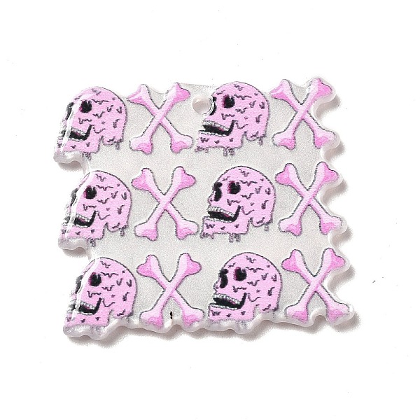 PandaHall Acrylic Pendants, Skull Hand Theme Charms, Skull Pattern, 27.5x30.5x2.5mm, Hole: 1.8mm Acrylic Skull
PandaHall Acrylic Pendants, Skull Hand Theme Charms, Skull Pattern, 27.5x30.5x2.5mm, Hole: 1.8mm Acrylic Skull