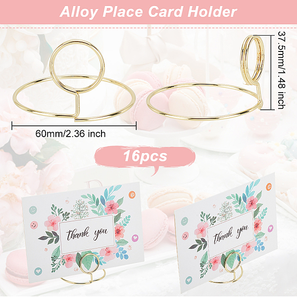 PandaHall OLYCRAFT 16pcs Place Card Holders Round Table Card Holders Alloy Table Number Holders Name Card Sign Holders Golden Photo Holder...
PandaHall OLYCRAFT 16pcs Place Card Holders Round Table Card Holders Alloy Table Number Holders Name Card Sign Holders Golden Photo Holder...