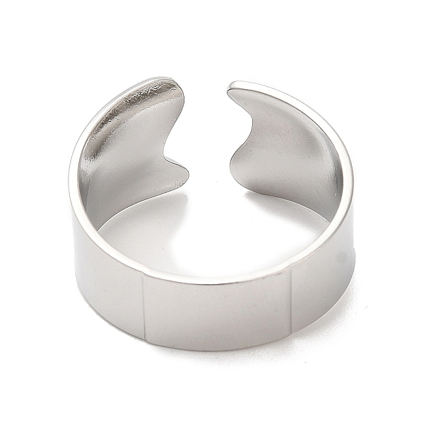 PandaHall 304 Stainless Steel Plain Open Cuff Ring for Women, Stainless Steel Color, US Size 8 1/2(18.5mm) 304 Stainless Steel
PandaHall 304 Stainless Steel Plain Open Cuff Ring for Women, Stainless Steel Color, US Size 8 1/2(18.5mm) 304 Stainless Steel
