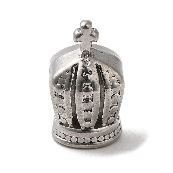 PandaHall 304 Stainless Steel Beads, Crown, Stainless Steel Color, 12.5x7.5x8.5mm, Hole: 4mm 304 Stainless Steel Crown
PandaHall 304 Stainless Steel Beads, Crown, Stainless Steel Color, 12.5x7.5x8.5mm, Hole: 4mm 304 Stainless Steel Crown