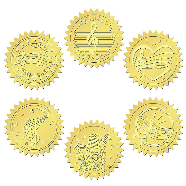 PandaHall CRASPIRE 144Pcs Silver Foil Embossed Stickers 2 Inch Self Adhesive Certificate Sealing Stickers Musical Note Medal Decoration...
PandaHall CRASPIRE 144Pcs Silver Foil Embossed Stickers 2 Inch Self Adhesive Certificate Sealing Stickers Musical Note Medal Decoration...