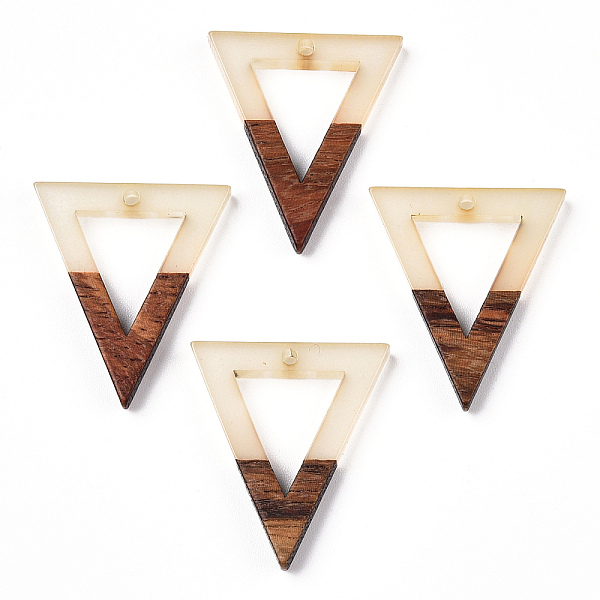 PandaHall Walnut Wood & Luminous Glow in the Dark Resin Pendants, Triangle Charms, PapayaWhip, 27.5x23.5x3.5mm, Hole: 1.8mm Resin+Wood..., Orange
PandaHall Walnut Wood & Luminous Glow in the Dark Resin Pendants, Triangle Charms, PapayaWhip, 27.5x23.5x3.5mm, Hole: 1.8mm Resin+Wood..., Orange