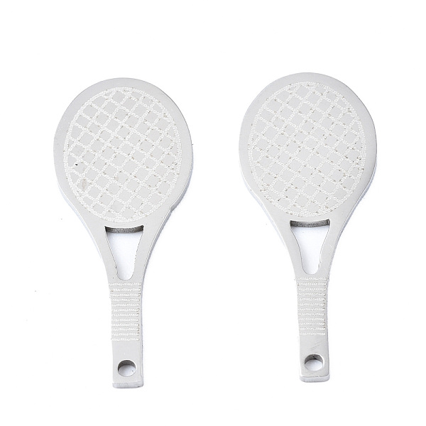 PandaHall 201 Stainless Steel Pendants, Laser Cut, Tennis Racket, Stainless Steel Color, 25x10x1mm, Hole: 1.4mm 201 Stainless Steel Sports
PandaHall 201 Stainless Steel Pendants, Laser Cut, Tennis Racket, Stainless Steel Color, 25x10x1mm, Hole: 1.4mm 201 Stainless Steel Sports