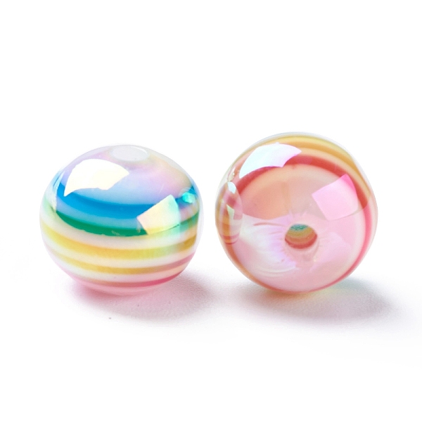 PandaHall Stripe Resin Beads, AB Color, Rondelle, Colorful, 12x10mm, Hole: 2~2.5mm Resin Rondelle
PandaHall Stripe Resin Beads, AB Color, Rondelle, Colorful, 12x10mm, Hole: 2~2.5mm Resin Rondelle