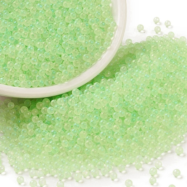 PandaHall Luminous Transparent Glass Seed Round Beads, No Hole/Undrilled, Grade A, Pale Green, 2~2.5mm, about 10000pcs/bag Glass
PandaHall Luminous Transparent Glass Seed Round Beads, No Hole/Undrilled, Grade A, Pale Green, 2~2.5mm, about 10000pcs/bag Glass