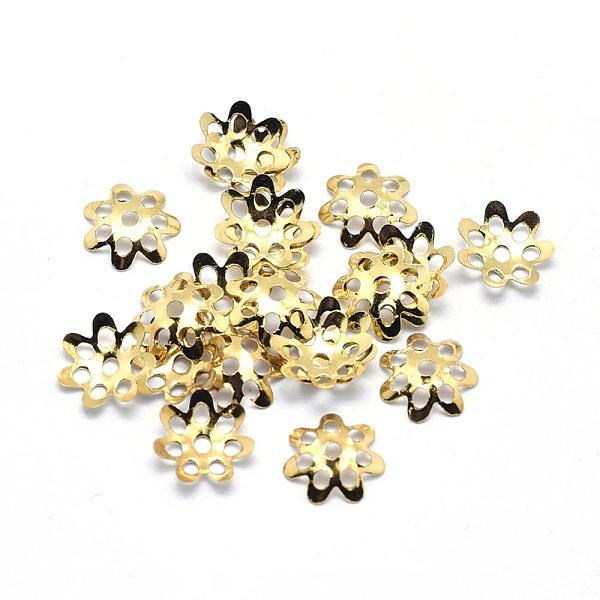PandaHall Brass Bead Caps, Lead Free & Cadmium Free & Nickel Free, Multi-Petal, Raw(Unplated), 8x1.5mm, Hole: 1mm Brass
PandaHall Brass Bead Caps, Lead Free & Cadmium Free & Nickel Free, Multi-Petal, Raw(Unplated), 8x1.5mm, Hole: 1mm Brass