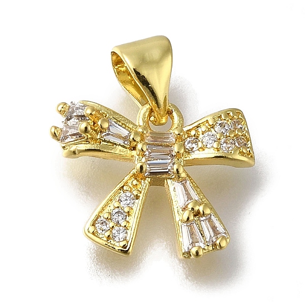 PandaHall Rack Plating Brass Micro Pave Cubic Zirconia Charms, Long-Lasting Plated, Cadmium Free & Lead Free, Bowknot Charms, Clear, Real...
PandaHall Rack Plating Brass Micro Pave Cubic Zirconia Charms, Long-Lasting Plated, Cadmium Free & Lead Free, Bowknot Charms, Clear, Real...