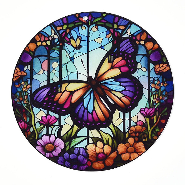 PandaHall Stained Acrylic Window Planel with Chain, for Window Suncatcher Home Hanging Ornaments, Butterfly, 200x200mm Acrylic Butterfly
PandaHall Stained Acrylic Window Planel with Chain, for Window Suncatcher Home Hanging Ornaments, Butterfly, 200x200mm Acrylic Butterfly
