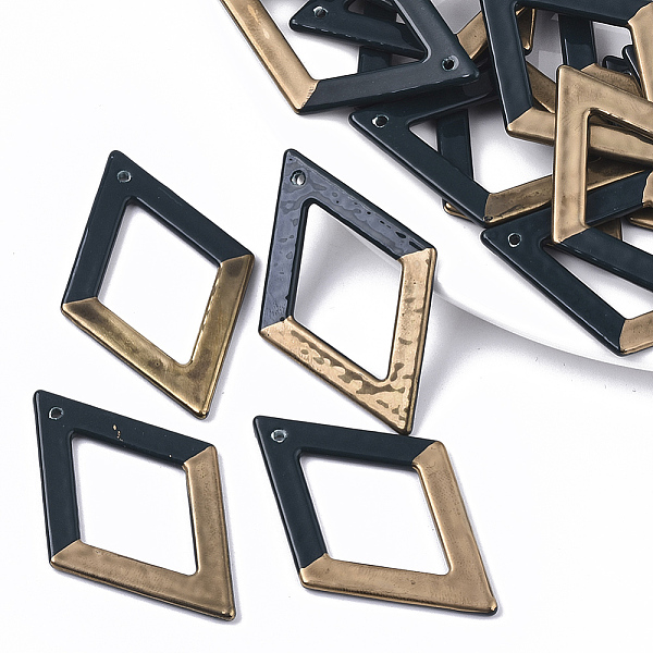 PandaHall Handmade Porcelain Big Pendants, Ornamental with Gold, Rhombus, Prussian Blue, 54.5x35x2.5mm, Hole: 1.8mm Porcelain Rhombus
PandaHall Handmade Porcelain Big Pendants, Ornamental with Gold, Rhombus, Prussian Blue, 54.5x35x2.5mm, Hole: 1.8mm Porcelain Rhombus