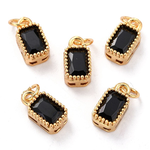 PandaHall Real 18K Gold Plated Brass Inlaid Cubic Zirconia Charms, with Jump Ring, Long-Lasting Plated, Rectangle, Black, 9.5x5x3.5mm, Jump...
PandaHall Real 18K Gold Plated Brass Inlaid Cubic Zirconia Charms, with Jump Ring, Long-Lasting Plated, Rectangle, Black, 9.5x5x3.5mm, Jump...