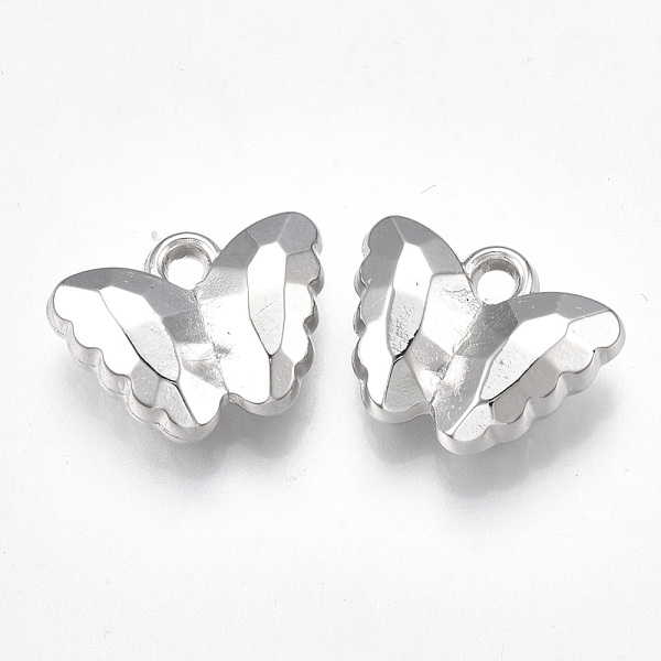 PandaHall CCB Plastic Charms, Faceted, Butterfly, Platinum, 14.5x19x6.5mm, Hole: 2.5mm, about 465pcs/500g Plastic Butterfly
PandaHall CCB Plastic Charms, Faceted, Butterfly, Platinum, 14.5x19x6.5mm, Hole: 2.5mm, about 465pcs/500g Plastic Butterfly