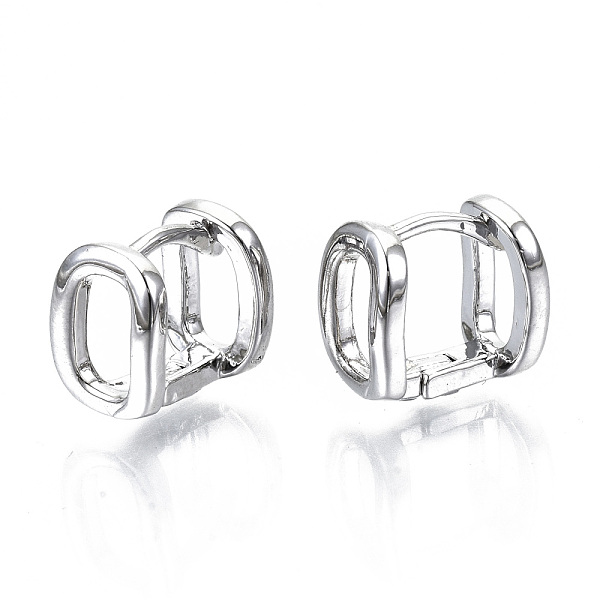 PandaHall Brass Hoop Earrings, Rectangle, Real Platinum Plated, 10x10x7mm, Pin: 1x1mm Brass Others
PandaHall Brass Hoop Earrings, Rectangle, Real Platinum Plated, 10x10x7mm, Pin: 1x1mm Brass Others