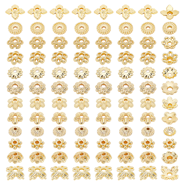 PandaHall 144pcs 24K Gold Plated Flower Bead Caps, 12 Styles Brass End Caps Golden Spacer Beads Caps 4~6mm Hollow Jewellery Spacer Caps for...
PandaHall 144pcs 24K Gold Plated Flower Bead Caps, 12 Styles Brass End Caps Golden Spacer Beads Caps 4~6mm Hollow Jewellery Spacer Caps for...