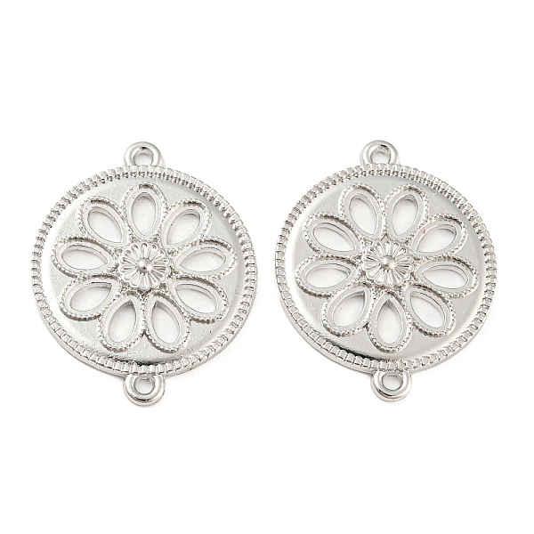 PandaHall Alloy Connector Charms, Cadmium Free & Lead Free, Flat Round with Hollow Flower Links, Platinum, 31x25x2.5mm, Hole: 1.6mm, about...
PandaHall Alloy Connector Charms, Cadmium Free & Lead Free, Flat Round with Hollow Flower Links, Platinum, 31x25x2.5mm, Hole: 1.6mm, about...