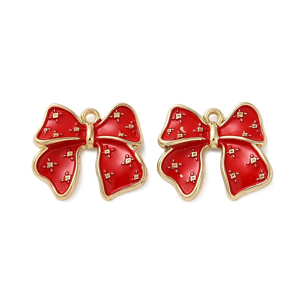 PandaHall Alloy Enamel Pendants, Cadmium Free & Nickel Free & Lead Free, Bowknot, FireBrick, 19x21x4mm, Hole: 1.4mm Alloy Bowknot Red
PandaHall Alloy Enamel Pendants, Cadmium Free & Nickel Free & Lead Free, Bowknot, FireBrick, 19x21x4mm, Hole: 1.4mm Alloy Bowknot Red