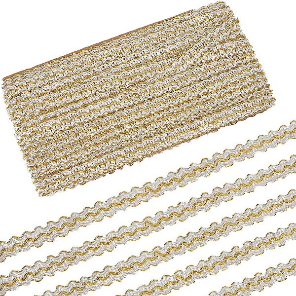 PandaHall 11M Polyester Curtain Lace Trimmer Ribbon, Wavy Lace Trim, Embroidery Ancient Hanfu Lace Ribbon, White, 5/8 inch(16mm), about...
PandaHall 11M Polyester Curtain Lace Trimmer Ribbon, Wavy Lace Trim, Embroidery Ancient Hanfu Lace Ribbon, White, 5/8 inch(16mm), about...