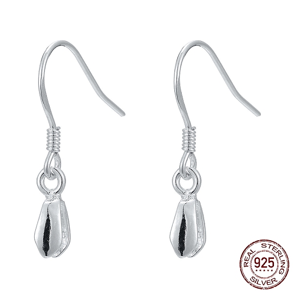 PandaHall 925 Sterling Silver Earring Hooks Findings, with Pendant Bails, Silver, 22mm, 20 Gauge, Pin: 0.8mm Sterling Silver
PandaHall 925 Sterling Silver Earring Hooks Findings, with Pendant Bails, Silver, 22mm, 20 Gauge, Pin: 0.8mm Sterling Silver