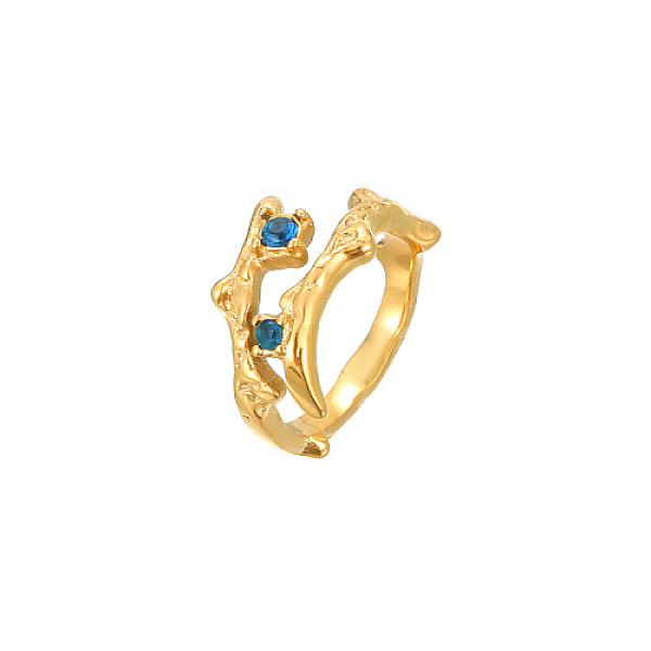 PandaHall Golden Stainless Steel Micro Pave Cubic Zirconia Cuff Rings, Branch, Dodger Blue, US Size 6(16.5mm) Stainless Steel+Cubic Zirconia...
PandaHall Golden Stainless Steel Micro Pave Cubic Zirconia Cuff Rings, Branch, Dodger Blue, US Size 6(16.5mm) Stainless Steel+Cubic Zirconia...