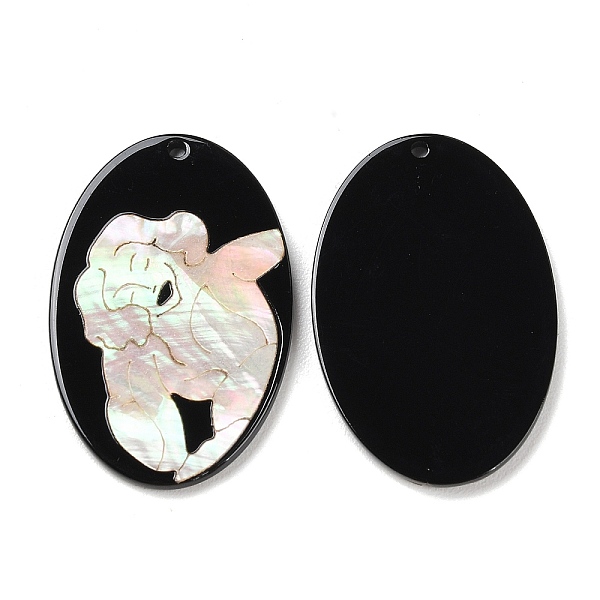 PandaHall Opaque Smiling Human Pattern Acrylic Pendants, with Shell, Black, Oval, 39.5x26.5x2.5mm, Hole: 1.6mm Acrylic Oval Black
PandaHall Opaque Smiling Human Pattern Acrylic Pendants, with Shell, Black, Oval, 39.5x26.5x2.5mm, Hole: 1.6mm Acrylic Oval Black