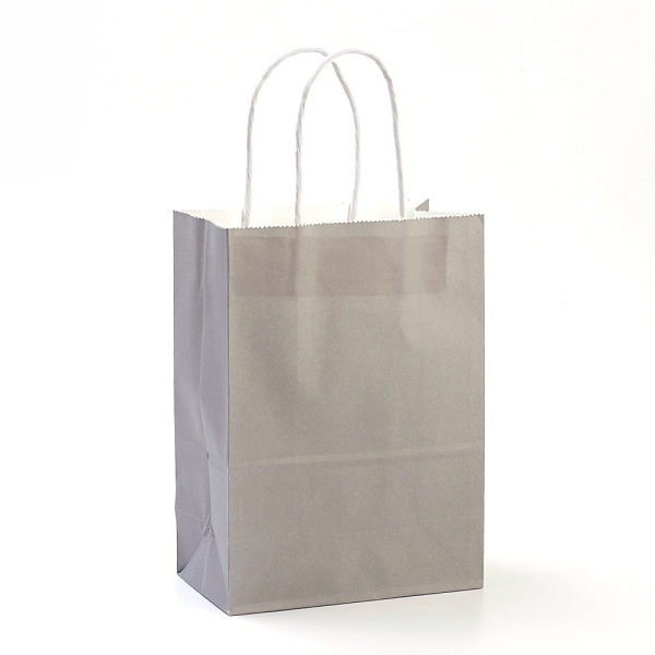 PandaHall Pure Color Kraft Paper Bags, Gift Bags, Shopping Bags, with Paper Twine Handles, Rectangle, Gray, 15x11x6cm Paper None Gray
PandaHall Pure Color Kraft Paper Bags, Gift Bags, Shopping Bags, with Paper Twine Handles, Rectangle, Gray, 15x11x6cm Paper None Gray