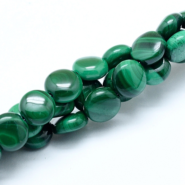 PandaHall Natural Malachite Beads Strands, Round Flat, 8x4mm, Hole: 0.8mm, about 50pcs/strand, 15.75 inch(40cm) Malachite Round
PandaHall Natural Malachite Beads Strands, Round Flat, 8x4mm, Hole: 0.8mm, about 50pcs/strand, 15.75 inch(40cm) Malachite Round