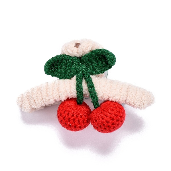 PandaHall Plastic Claw Hair Clips, Covered with Wool and Cloth, Cherry & Heart, Red, 82x59x36mm Plastic Red
PandaHall Plastic Claw Hair Clips, Covered with Wool and Cloth, Cherry & Heart, Red, 82x59x36mm Plastic Red