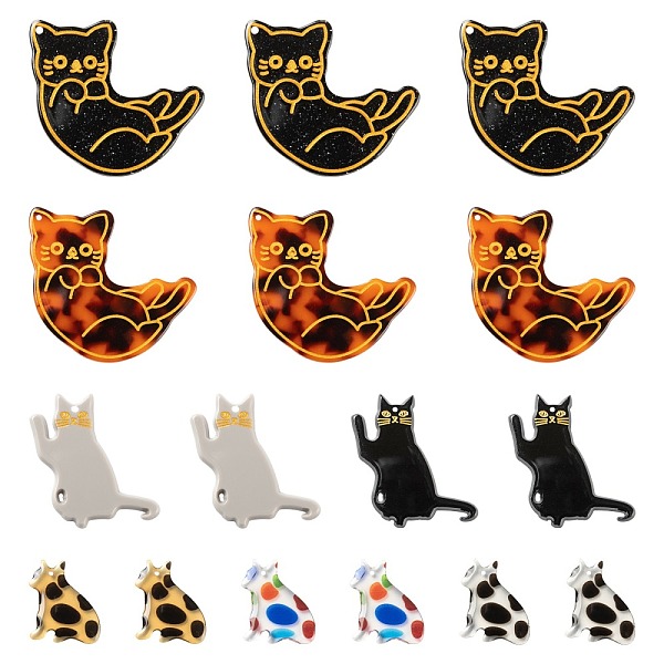 PandaHall Cat/Kitten Pendant Kit for DIY Jewelry Making Finding Kit, Including Epoxy Resin & Cellulose Acetate(Resin) & Acrylic Pendants..., Multicolor
PandaHall Cat/Kitten Pendant Kit for DIY Jewelry Making Finding Kit, Including Epoxy Resin & Cellulose Acetate(Resin) & Acrylic Pendants..., Multicolor