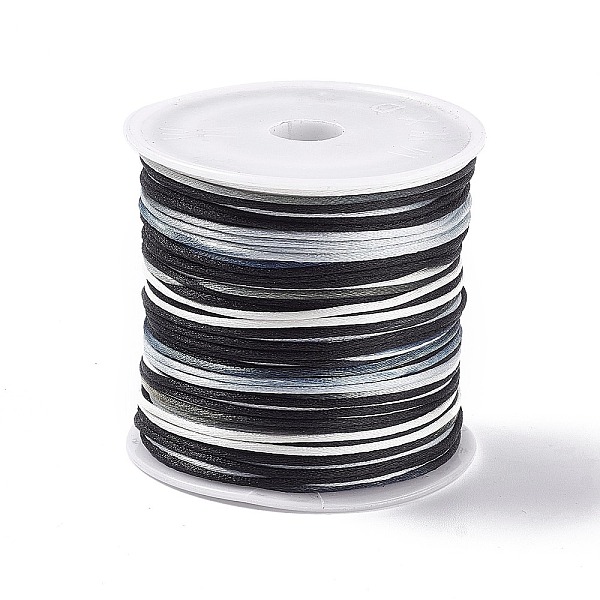 PandaHall Segment Dyed Nylon Thread Cord, Rattail Satin Cord, for DIY Jewelry Making, Chinese Knot, Black, 1mm Nylon Black
PandaHall Segment Dyed Nylon Thread Cord, Rattail Satin Cord, for DIY Jewelry Making, Chinese Knot, Black, 1mm Nylon Black