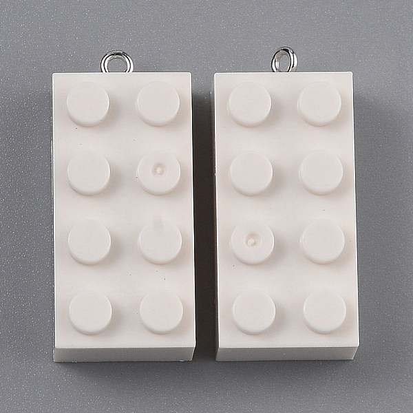 PandaHall Opaque Acrylic Pendants, with Platinum Iron Loop, Long Rectangle Building Block Charms, Old Lace, 36x16x11.5mm, Hole: 1.5mm...
PandaHall Opaque Acrylic Pendants, with Platinum Iron Loop, Long Rectangle Building Block Charms, Old Lace, 36x16x11.5mm, Hole: 1.5mm...