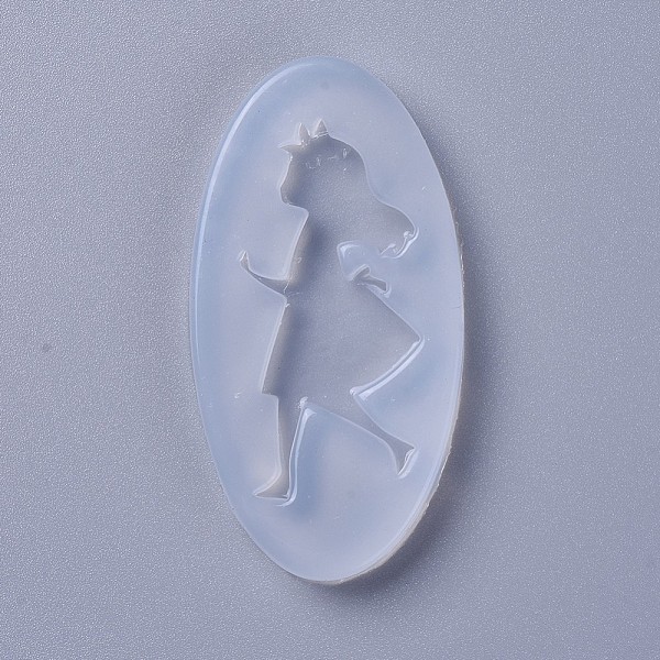 PandaHall Silicone Molds, Resin Casting Molds, For UV Resin, Epoxy Resin Jewelry Making, Girl, White, 64x34x6mm, Inner Diameter: 48x19mm...
PandaHall Silicone Molds, Resin Casting Molds, For UV Resin, Epoxy Resin Jewelry Making, Girl, White, 64x34x6mm, Inner Diameter: 48x19mm...