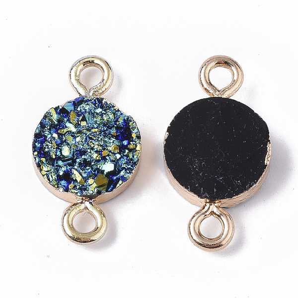 PandaHall Druzy Resin Links connectors, with Edge Light Gold Plated Iron Loops, Flat Round, AB Color Plated, Colorful, 18~19x10x4mm, Hole...
PandaHall Druzy Resin Links connectors, with Edge Light Gold Plated Iron Loops, Flat Round, AB Color Plated, Colorful, 18~19x10x4mm, Hole...