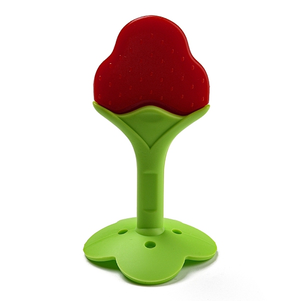 PandaHall Silicone Fruit Teether and Toothbrush, Baby Chewing Teething Toys for Baby Shower, Strawberry, 92x50.5x49.5mm Silicone Strawberry
PandaHall Silicone Fruit Teether and Toothbrush, Baby Chewing Teething Toys for Baby Shower, Strawberry, 92x50.5x49.5mm Silicone Strawberry