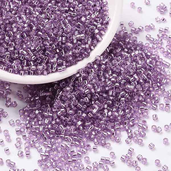 PandaHall Cylinder Seed Beads, Silver Lined, Round Hole, Uniform Size, Dark Violet, 2x1.5mm, Hole: 0.8mm, about 888pcs/10g Glass
PandaHall Cylinder Seed Beads, Silver Lined, Round Hole, Uniform Size, Dark Violet, 2x1.5mm, Hole: 0.8mm, about 888pcs/10g Glass