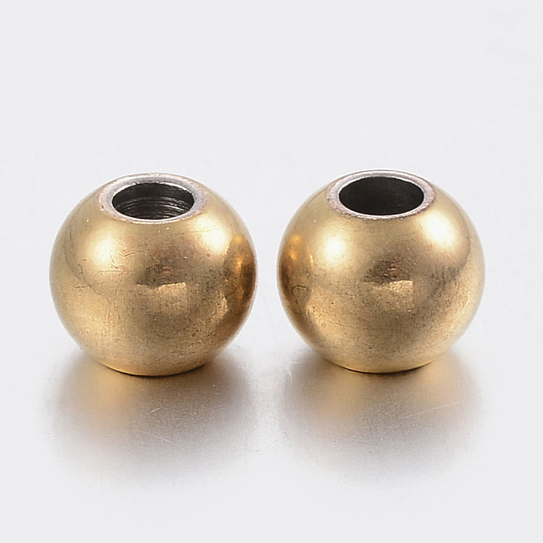 PandaHall 304 Stainless Steel Beads Spacers, Rondelle, Golden, 6x5mm, Hole: 2mm 304 Stainless Steel Rondelle
PandaHall 304 Stainless Steel Beads Spacers, Rondelle, Golden, 6x5mm, Hole: 2mm 304 Stainless Steel Rondelle