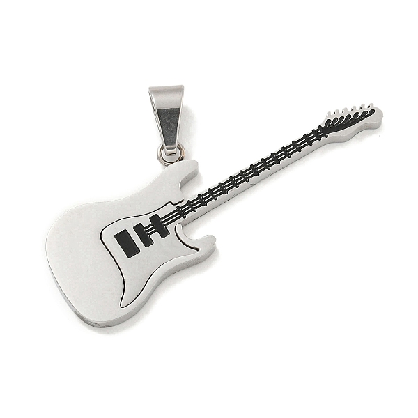 PandaHall 304 Stainless Steel Big Pendants, with Enamel, Guitar Charm, Stainless Steel Color, 51.5x17.5x2.5mm, Hole: 8.5x4.5mm Stainless..., Black
PandaHall 304 Stainless Steel Big Pendants, with Enamel, Guitar Charm, Stainless Steel Color, 51.5x17.5x2.5mm, Hole: 8.5x4.5mm Stainless..., Black