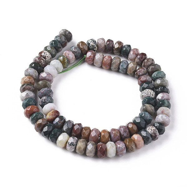 PandaHall Natural Ocean Jasper Beads Strands, Faceted, Rondelle, 8x5mm, Hole: 1.2mm, about 81pcs/strand, 14.96 inch(38cm) Ocean Jasper...
PandaHall Natural Ocean Jasper Beads Strands, Faceted, Rondelle, 8x5mm, Hole: 1.2mm, about 81pcs/strand, 14.96 inch(38cm) Ocean Jasper...