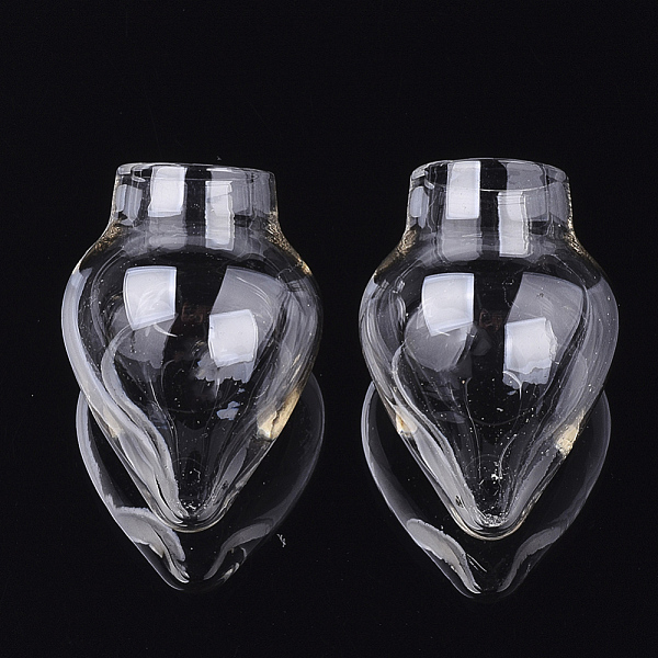 PandaHall Mechanized One Hole Blown Glass Bottles, for Glass Vial Pendants Making, Teardrop, Clear, 34~35x24.5mm, Hole: 12.5mm Glass...
PandaHall Mechanized One Hole Blown Glass Bottles, for Glass Vial Pendants Making, Teardrop, Clear, 34~35x24.5mm, Hole: 12.5mm Glass...