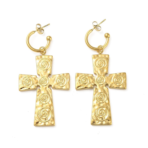 PandaHall 304 Stainless Steel Earrings, Cross, Golden, 61x30mm 304 Stainless Steel Cross
PandaHall 304 Stainless Steel Earrings, Cross, Golden, 61x30mm 304 Stainless Steel Cross