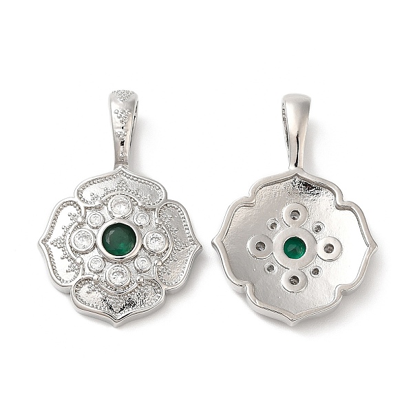PandaHall Brass Micro Pave Cubic Zirconia Pendants, with Glass, Lead Free & Cadmium Free, Flat Round, Platinum, 32x21.5x4mm, Hole: 8X5mm...
PandaHall Brass Micro Pave Cubic Zirconia Pendants, with Glass, Lead Free & Cadmium Free, Flat Round, Platinum, 32x21.5x4mm, Hole: 8X5mm...