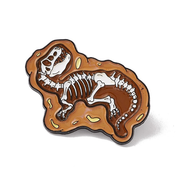 PandaHall Dinosaur Enamel Pin, Electrophoresis Black Plated Alloy Lapel Pin Brooch for Backpack Clothes, Dark Goldenrod, 27x37.5x1.5mm...
PandaHall Dinosaur Enamel Pin, Electrophoresis Black Plated Alloy Lapel Pin Brooch for Backpack Clothes, Dark Goldenrod, 27x37.5x1.5mm...