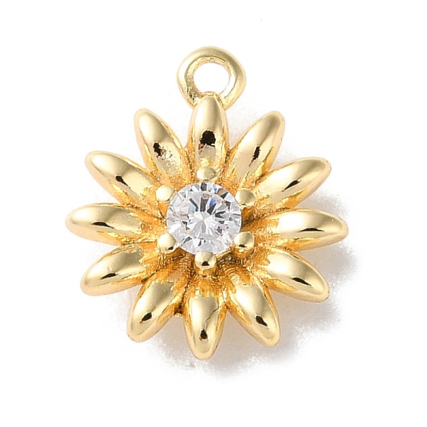PandaHall Glass Charms, with Brass Findings, Flower Charm, Real 18K Gold Plated, 11x9.5x2.5mm, Hole: 1mm Brass+Glass Flower Clear
PandaHall Glass Charms, with Brass Findings, Flower Charm, Real 18K Gold Plated, 11x9.5x2.5mm, Hole: 1mm Brass+Glass Flower Clear