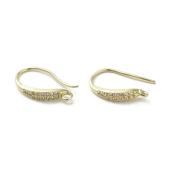 PandaHall Brass Micro Pave Cubic Zirconia Earring Hooks, Long-Lasting Plated, Leaf, 17.5x3mm, Hole: 1.2mm, Pin: 0.8mm Brass+Cubic Zirconia...
PandaHall Brass Micro Pave Cubic Zirconia Earring Hooks, Long-Lasting Plated, Leaf, 17.5x3mm, Hole: 1.2mm, Pin: 0.8mm Brass+Cubic Zirconia...