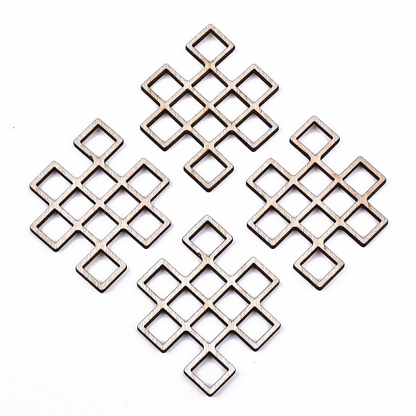 PandaHall Unfinished Natural Poplar Wood Filigree Joiners Links, Laser Cut Wood Shapes, Geometry, Antique White, 58.5x44.5x2mm Wood Others
PandaHall Unfinished Natural Poplar Wood Filigree Joiners Links, Laser Cut Wood Shapes, Geometry, Antique White, 58.5x44.5x2mm Wood Others