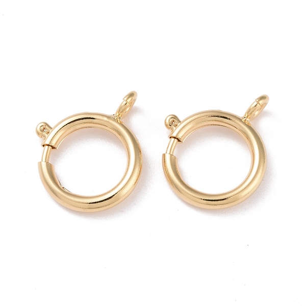 PandaHall Eco-friendly Brass Spring Ring Clasps, Cadmium Free & Lead Free, Long-Lasting Plated, Real 24K Gold Plated, 11.4x16x2.5mm, Hole...
PandaHall Eco-friendly Brass Spring Ring Clasps, Cadmium Free & Lead Free, Long-Lasting Plated, Real 24K Gold Plated, 11.4x16x2.5mm, Hole...