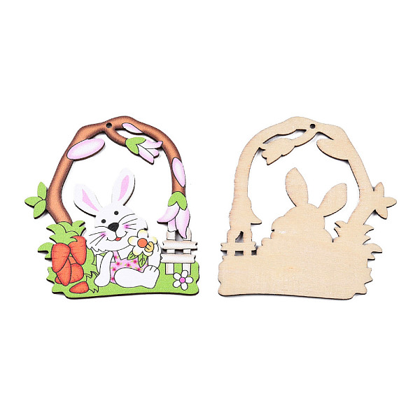 PandaHall Single-Sided Printed Wood Big Pendants, Rabbit Charm, Pearl Pink, 88x78x2.5mm, Hole: 2.5mm Wood Rabbit
PandaHall Single-Sided Printed Wood Big Pendants, Rabbit Charm, Pearl Pink, 88x78x2.5mm, Hole: 2.5mm Wood Rabbit