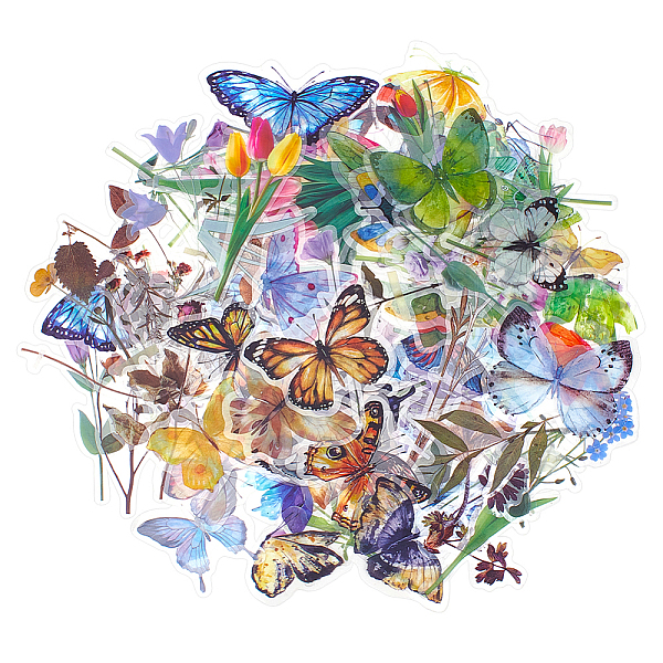 PandaHall AHADERMAKER 6 Bags 6 Styles PET Adhesive Waterproof Stickers Set, Flower and Butterfly Decals for DIY Scrapbook Decor, Mixed...
PandaHall AHADERMAKER 6 Bags 6 Styles PET Adhesive Waterproof Stickers Set, Flower and Butterfly Decals for DIY Scrapbook Decor, Mixed...