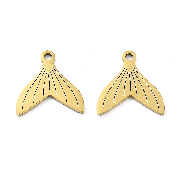 PandaHall Ion Plating(IP) 201 Stainless Steel Pendant, Laser Cut, Fishtail Charm, Golden, 14x13.5x1mm, Hole: 1.5mm 201 Stainless Steel...
PandaHall Ion Plating(IP) 201 Stainless Steel Pendant, Laser Cut, Fishtail Charm, Golden, 14x13.5x1mm, Hole: 1.5mm 201 Stainless Steel...