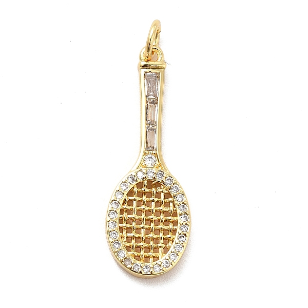 PandaHall Rack Plating Brass Cubic Zirconia Pendants, Tennis Racket Charms, Long-Lasting Plated, with Jump Rings, Cadmium Free & Lead Free..., Clear
PandaHall Rack Plating Brass Cubic Zirconia Pendants, Tennis Racket Charms, Long-Lasting Plated, with Jump Rings, Cadmium Free & Lead Free..., Clear