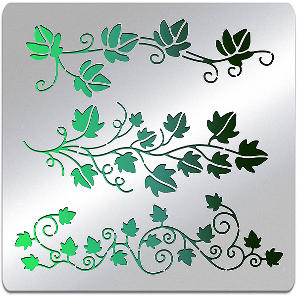 PandaHall BENECREAT Leaf Pattern Stainless Steel Reusable Drawing Stencil, 6x6inch Journal Template Stencil for Painting on Wood Furniture...
PandaHall BENECREAT Leaf Pattern Stainless Steel Reusable Drawing Stencil, 6x6inch Journal Template Stencil for Painting on Wood Furniture...